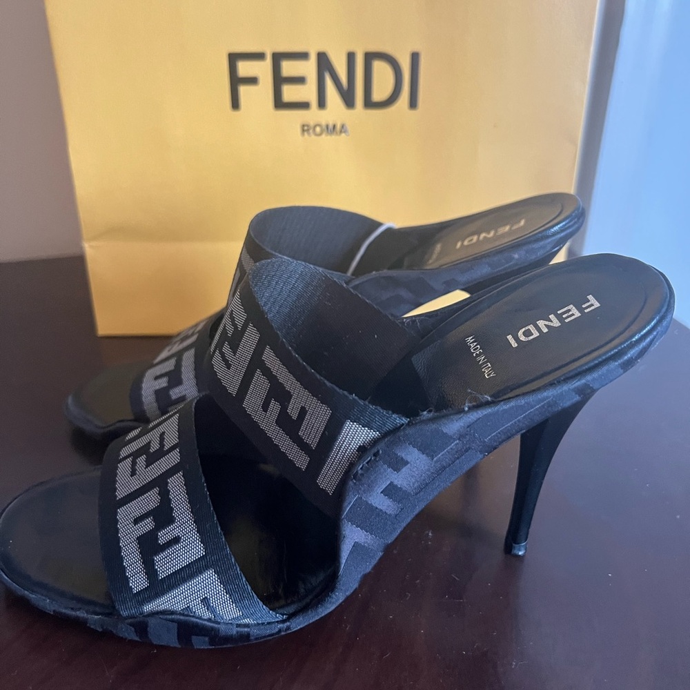 FENDI Vintage Slides Heels